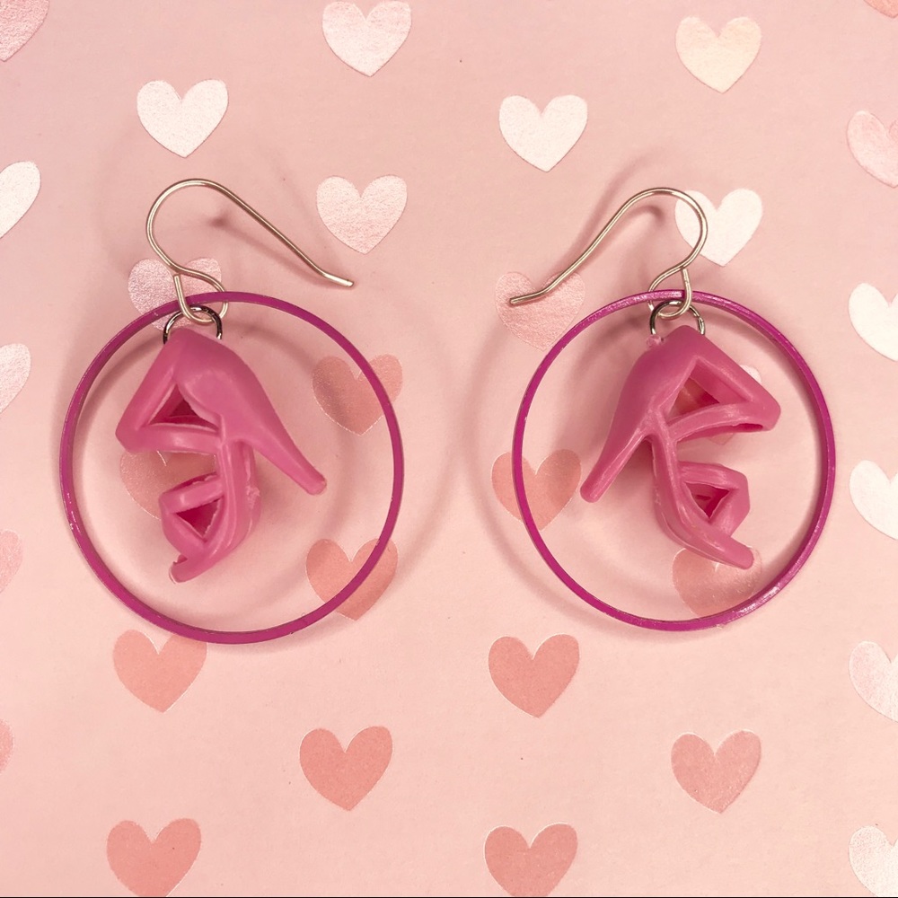 DOLL SHOES EARRINGS♡ HANDMADE BRAND NEW